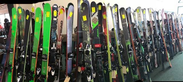 used skis and boots for sale