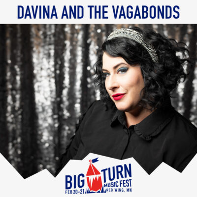 Big Turn Music Fest poster - headliner Davina Feb 2026
