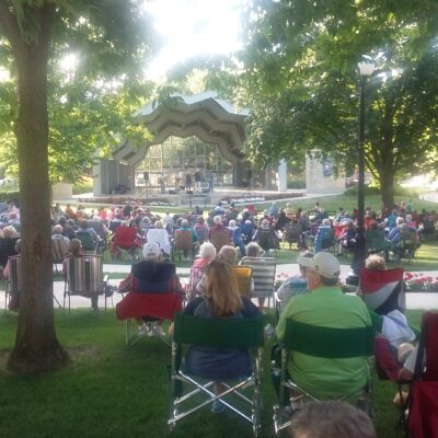 Central park bandshell - concert in the park in red wing mn