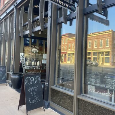 Photo of the store front of Whimy's by Krista located on Main Street in Red Wing, MN