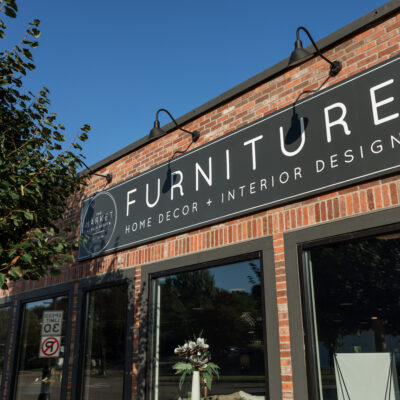 Exterior photo of The Market Home + Design in Red Wing, MN a locally owned furniture store on main street