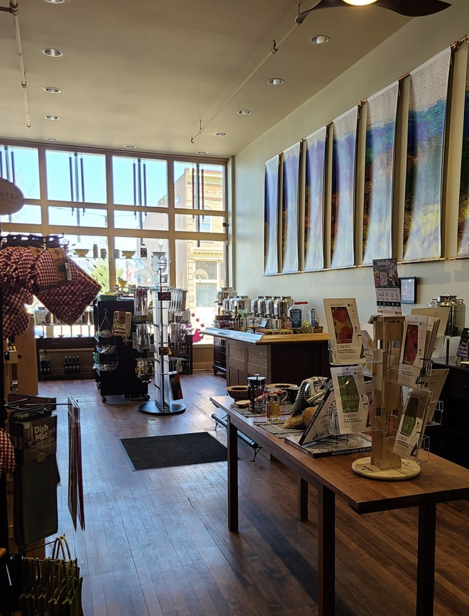 Red Wing Olive Oils, photo of interior of store.
