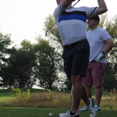 Photo of guys golfing at Mississippi National Golf Course in Red WIng MN