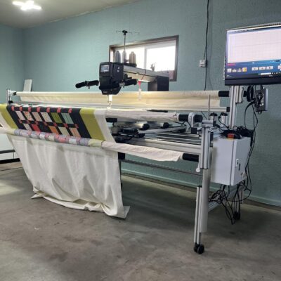 Long arm sewing machine at North start Stitching studio