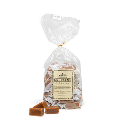 Small bag of caramels