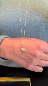 Photo of pearl diamond necklace at Howes Diamond Jewelers in Red Wing, MN. Visit Red Wing to shop fine jewelery