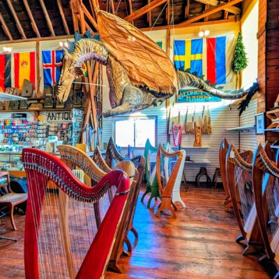 photo of harps at Stoney End Music, Hwy 19 Red Wing