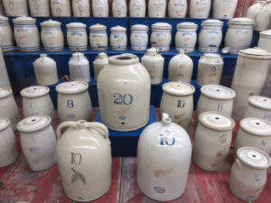 Assortment of pottery